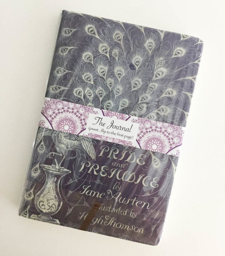 Once Upon a Book Club June 2019 - Pride and Prejudice Journal Packed Inside Top