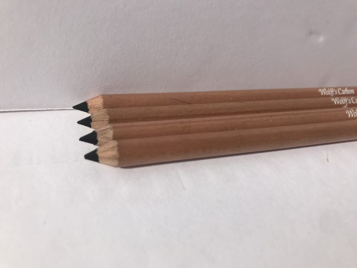 Paletteful Packs August 2019 - Wolff’s Carbon Pencils B, 2B, 4B, and 6B Tips