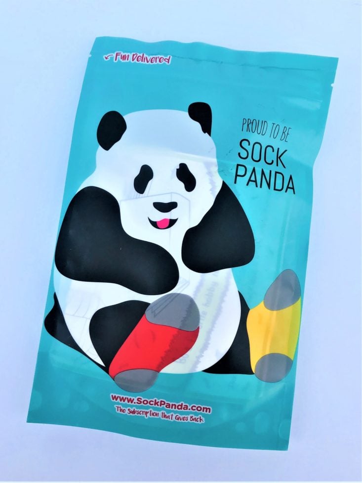 Panda Pals Kid’s Socks Subscription Box August 2019 - Packed Top