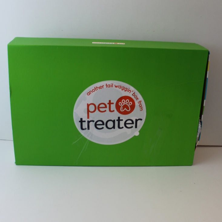 Pet Treater Subscription Box August 2019 - Box Front