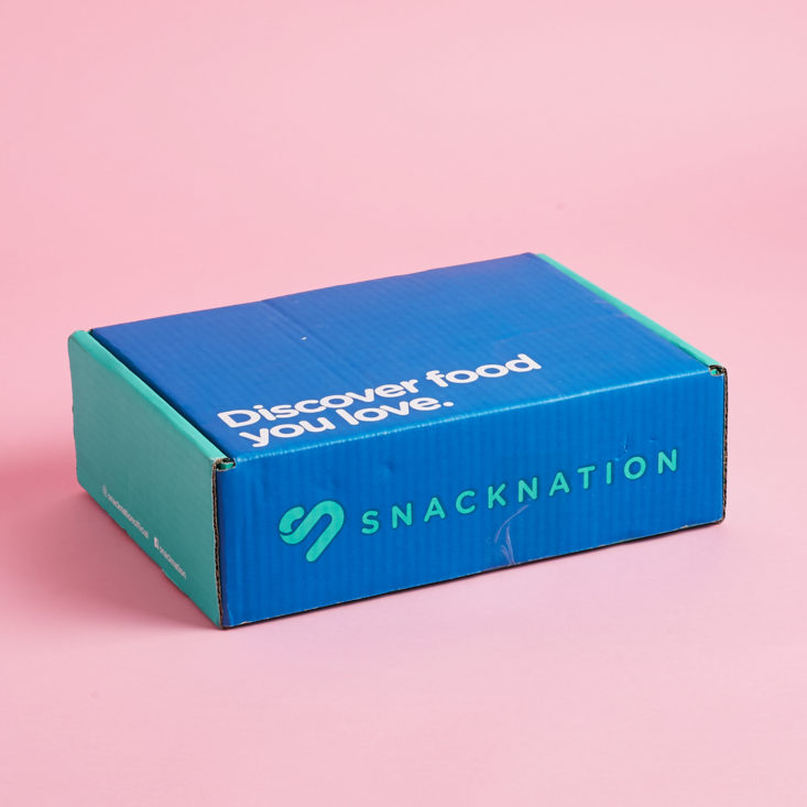 Snack Nation August 2019 snack subscription review