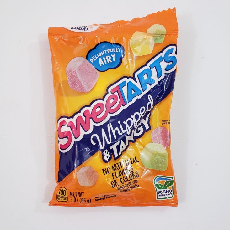 Snack With Me August 2019 - Sweet Tarts Whipped And Tangy Packed Front