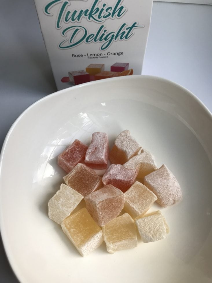 Universal Yums August 2019 - Assorted Turkish Delight Opened