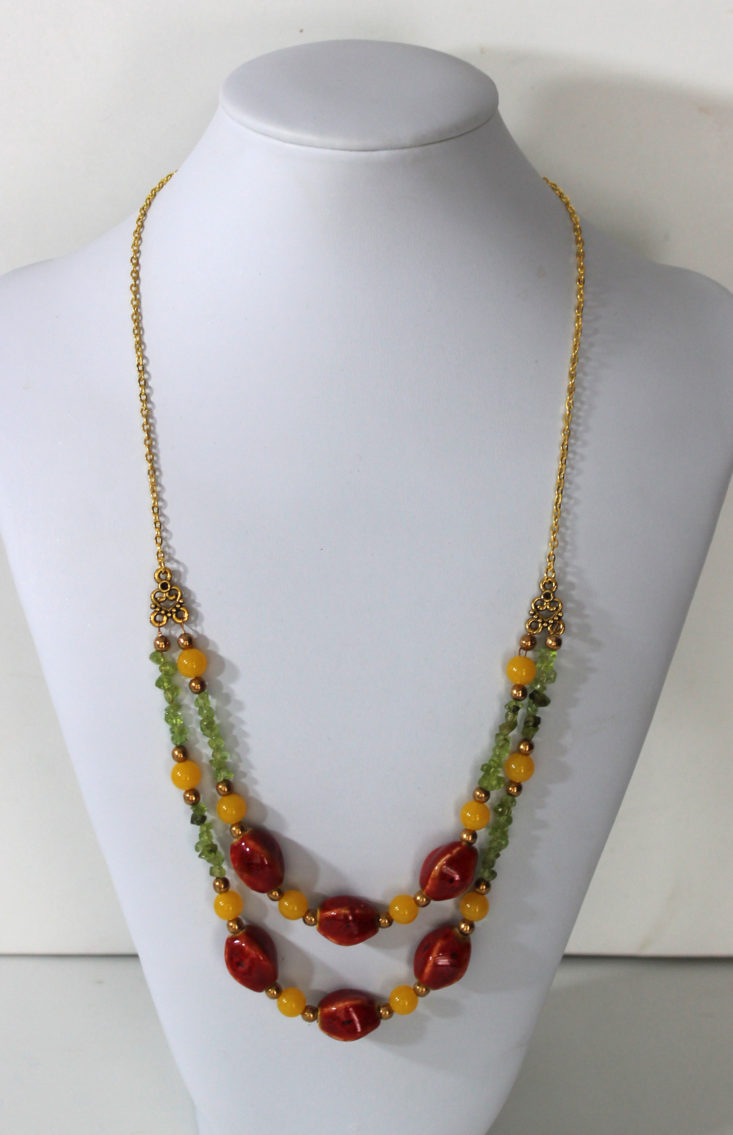 Vintage Bead Box August 2019 - Necklace 1 Front