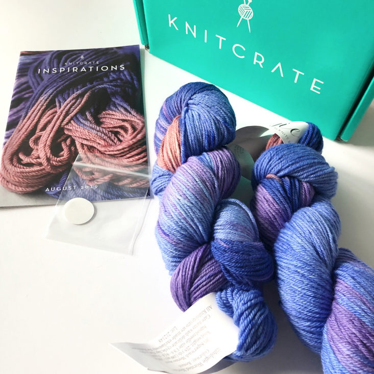 KnitCrate August 2019 all items