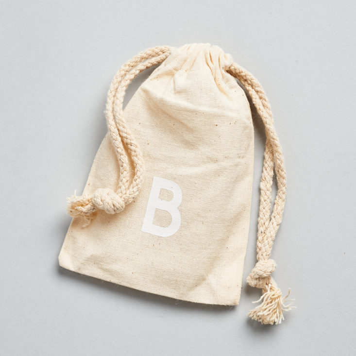 Bespoke Post cotton drawstring pouch