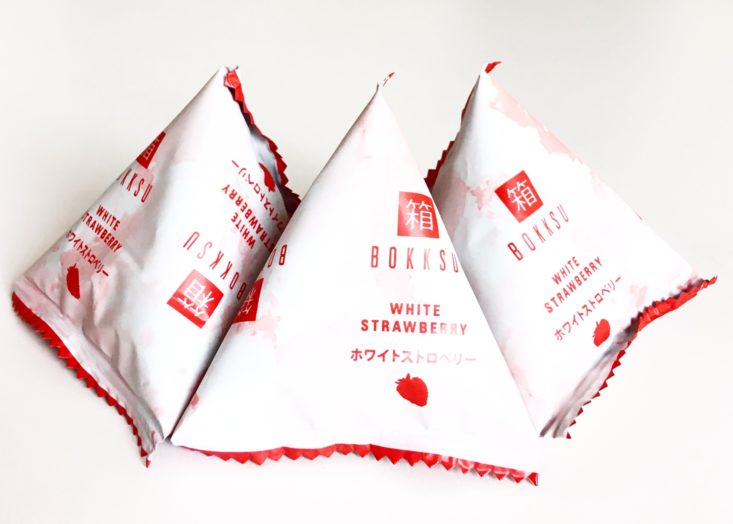 Bokksu August 2019 - Bokksu Exclusive White Chocolate Infused Strawberry Bag