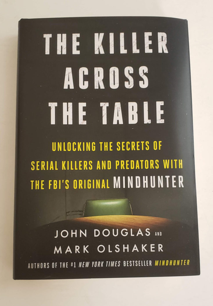 Creepy Crate Spooky Summer Time Goodies 2019 - The Killer Across the Table by John Douglas & Mark Olshaker Front