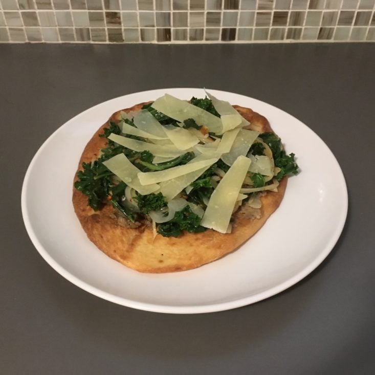 kale caesar flabtread plated