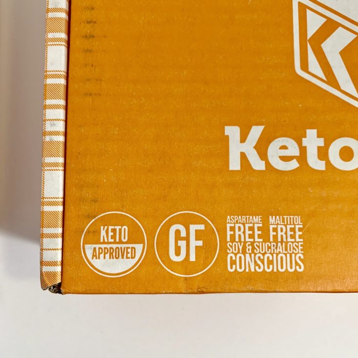 Keto Krate August 2019 - Notable Packaging