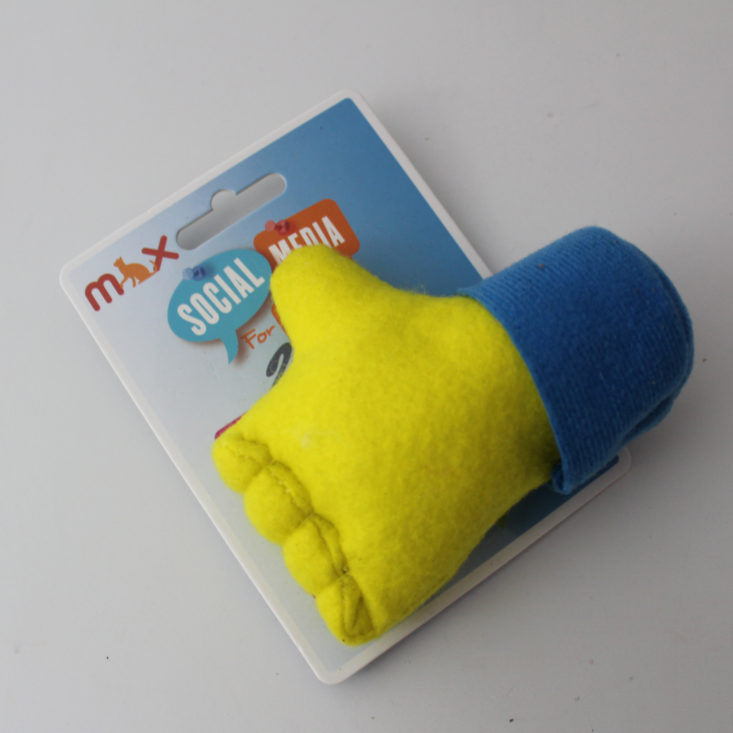 Kitnipbox Review September 2019 - Max Thumbs Up Toss Toy Top