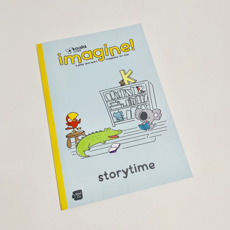 Koala Crate Storytime 2019 - Imagine Magazine Frontside Top