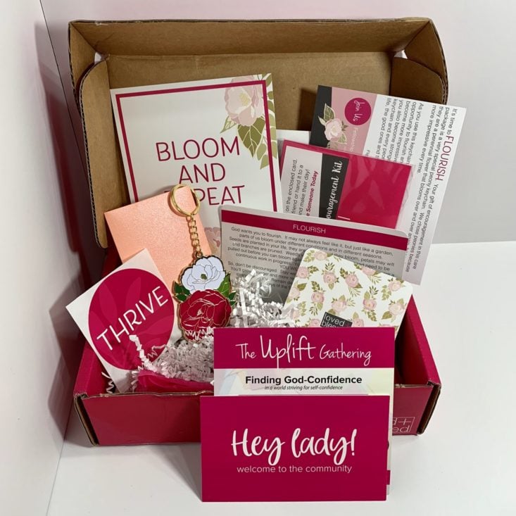 Loved + Blessed Subscription Box August 2019 - All Content Unboxed Top