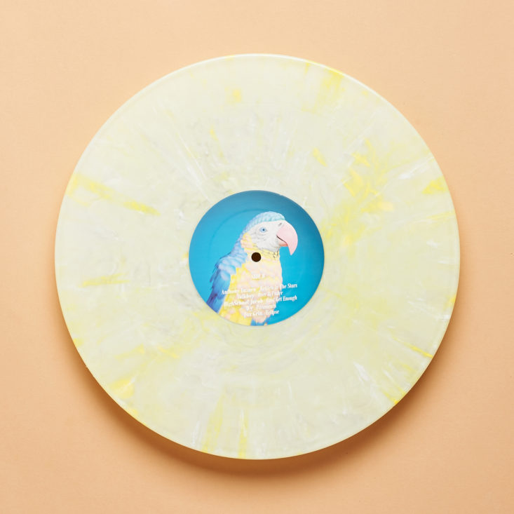 yellow marbled vinyl- Side b