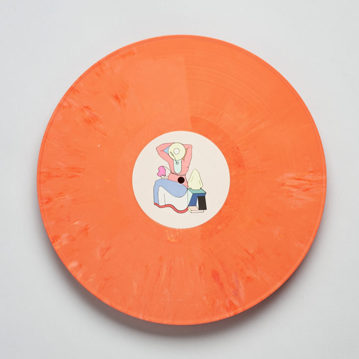 orange marbled vinyl - side a