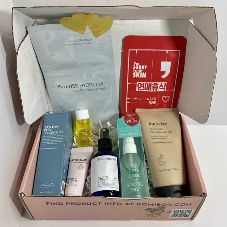 BomiBox August 2019 - All Items Unboxed