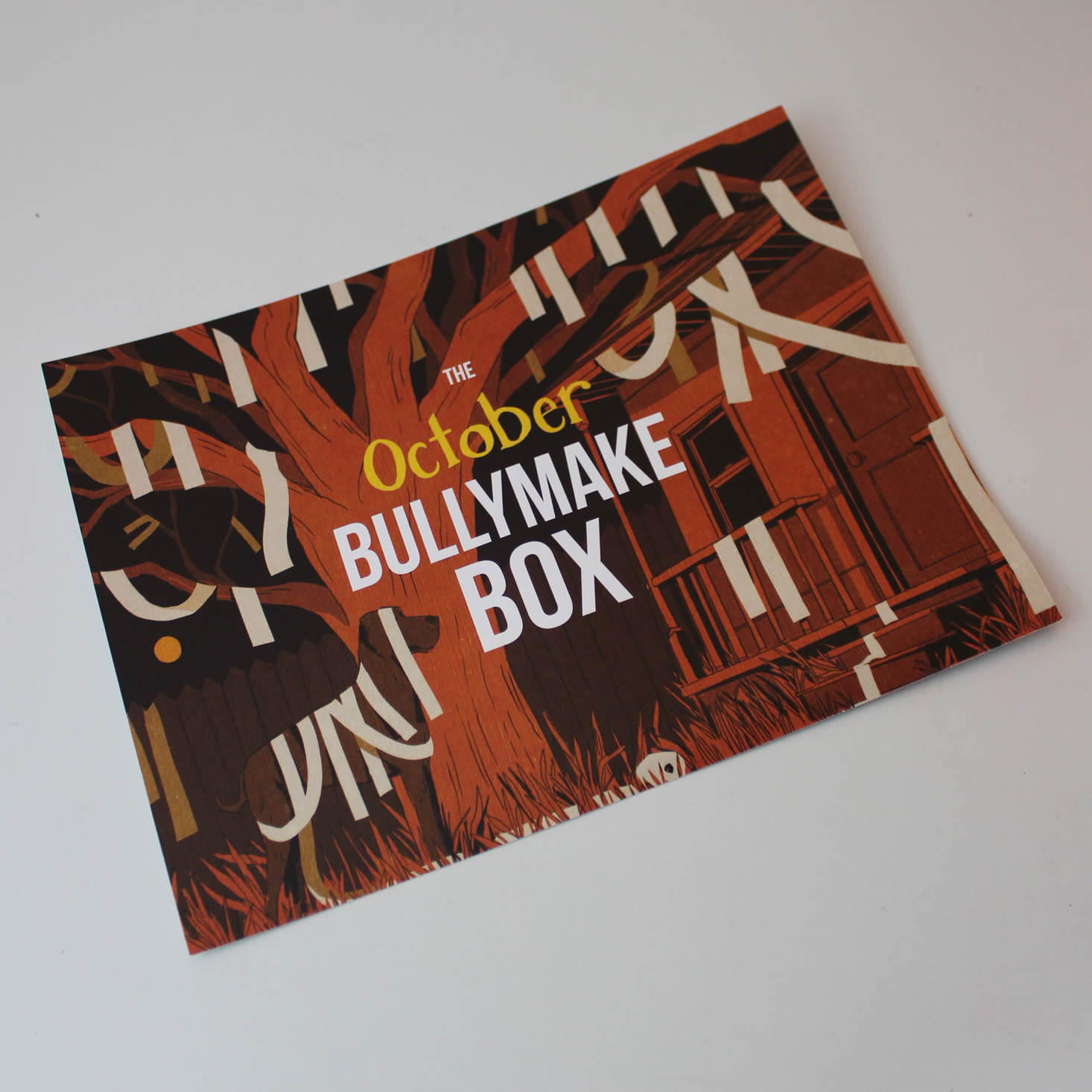 Bullymake Box October 2019 Booklet Front