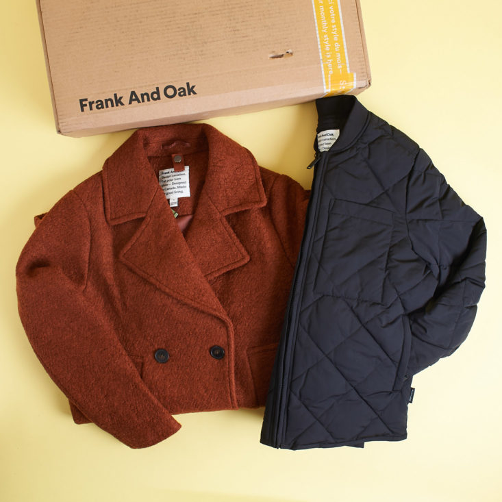 frank and oak folded coat and jacket