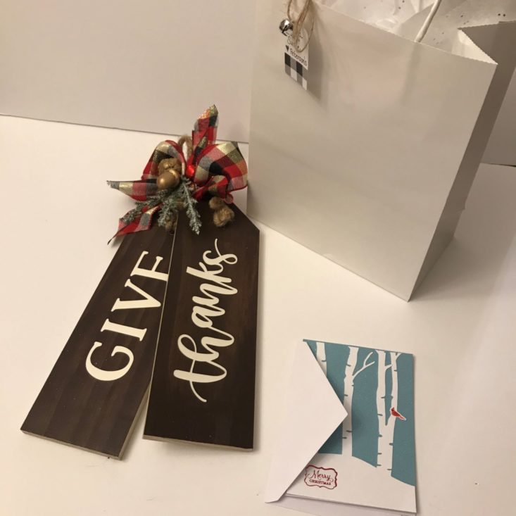 Confetti Grace Nov/Dec 2019 second gift package
