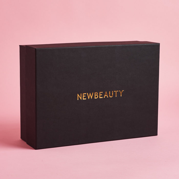 NewBeauty Limited Edition Gold TestTube 2019 beauty subscription box review
